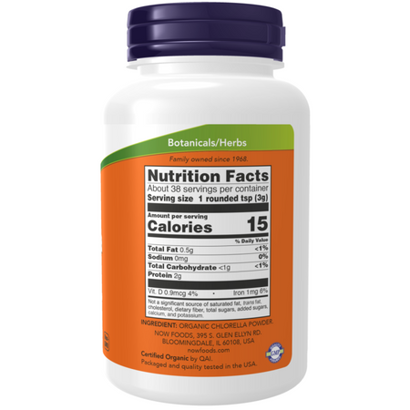 Now Foods Chlorella Pudr 454 g