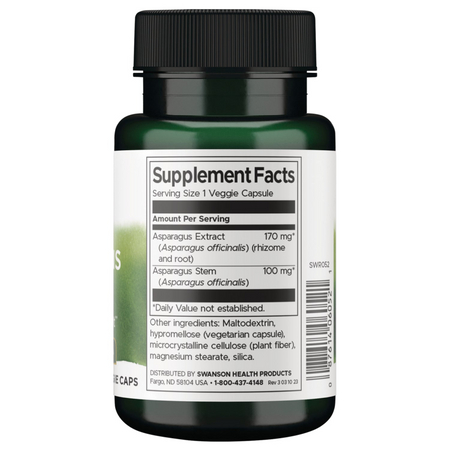 Swanson Chřest (Asparagus) Extract 60 kapslí