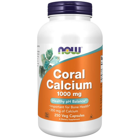 Now Foods Coral Calcium 1000 mg 250 kapslí