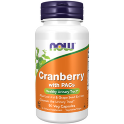 Now Foods Cranberry with PACs 90 veg kapslí