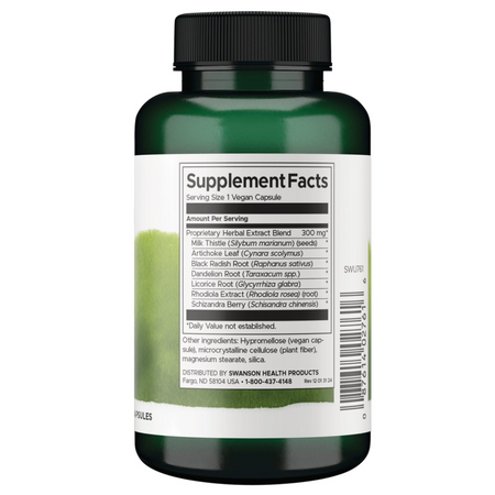 Swanson Liver Tone Detox Formula 300 mg 120 kapslí