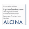 ALCINA For dry skin Facial Cream Myrrh – pleťový krém pro velmi suchou pleť náchylnou k vysychání, 50 ml