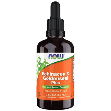 Now Foods Echinacea a Goldenseal Plus 59 ml kapky