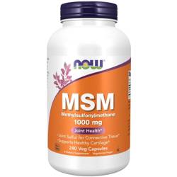 Now Foods MSM Methylsulfonylmethan 1000 mg 240 veg kapslí