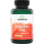 Swanson Avokádový Olej (Avocado Oil) 1000 mg 60 kapslí