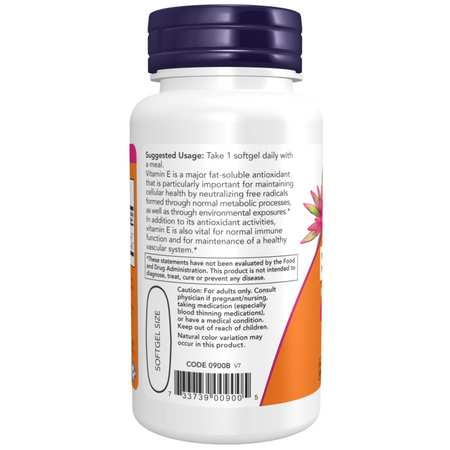 Now Foods Vitamin E-1000 50 kapslí