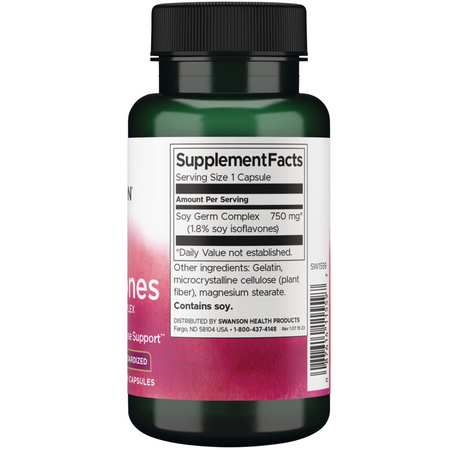 Swanson Sojové Isoflavony 750 mg 60 kapslí