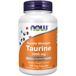 Now Foods Taurine 1000 mg Double Strength 100 veg kapslí
