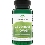 Swanson Lavender Flower (Lavandula) 400 mg 60 kapslí