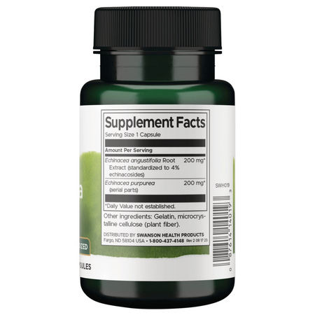 Swanson Echinacea Extract 60 kapslí