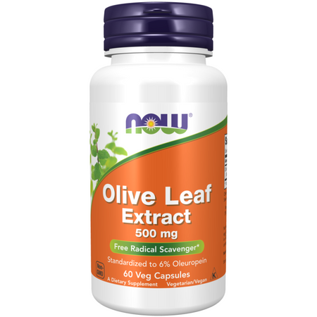 Now Foods Olive Leaf 500 mg Extract 60 kapslí