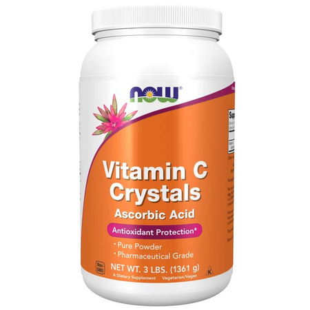 Now Foods Vitamin C Crystals Powder 1361 g