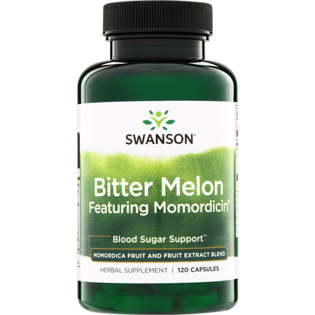 Swanson Hořká Okurka (Momordica Bitter Melon) 200 mg 120 kapslí