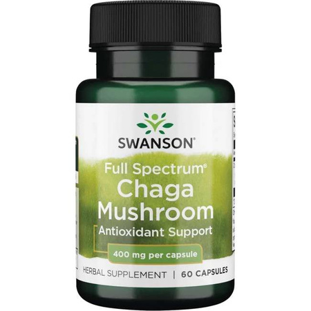 Swanson Chaga Mushroom 60 kapslí