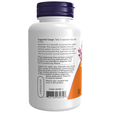 Now Foods Kvercetin (Quercetin) 500 mg 100 veg kapslí