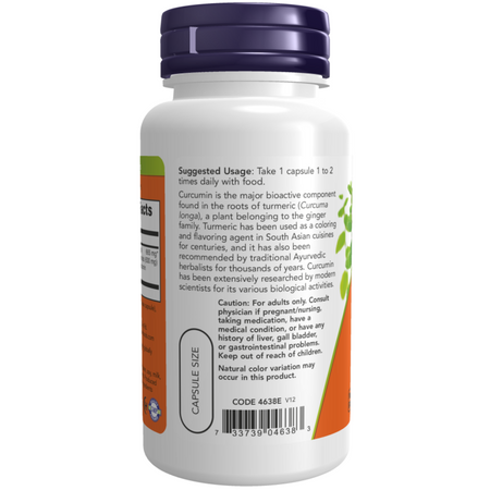 Now Foods Turmeric Curcumin 665 mg 120 kapslí