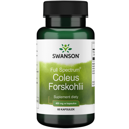 Swanson Kopřiva Indická (Coleus Forskohlii) 400 mg 60 kapslí