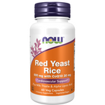 Now Foods Červená Rýže (Red Yeast Rice) 600 mg a Koenzym Q10 60 kapslí