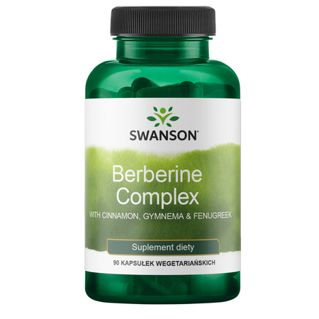 Swanson Berberin Complex (Skořice, Gymnema, Fenugreeek) 90 kapslí