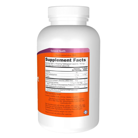 Now Foods Collagen Joint Support Powder 312 g