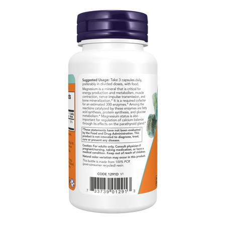 Now Foods Magnesium Citrate 60 veg kapslí
