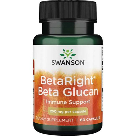 Swanson BetaRight Beta Glucan 250mg 60 kapslí