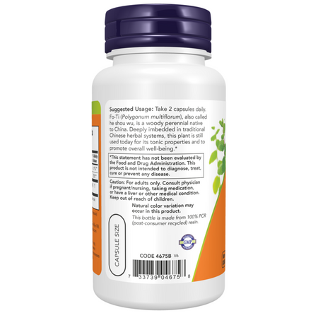 Now Foods Fo-Ti 560 mg 100 kapslí