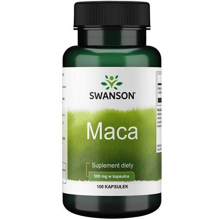 Swanson Maca (Lepidium meyenii) 500 mg 100 kapslí