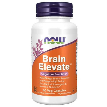 Now Foods Brain Elevate Formula 120 kapslí