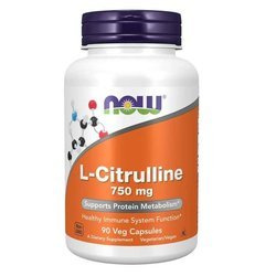 Now Foods L-Citrulline 750 mg 90 kapslí