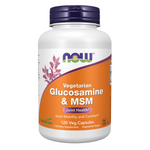 Now Foods Glucosamine a MSM (Vegetarian) 120 kapslí