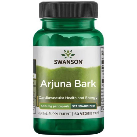 Swanson Arjuna Extract 500 mg 60 kapslí