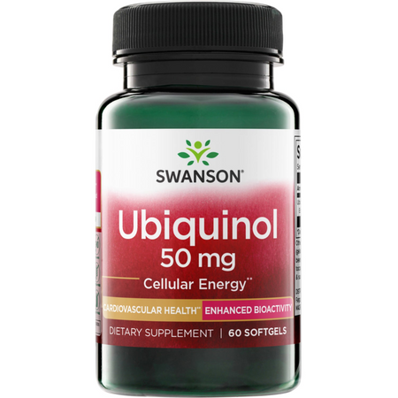 Swanson Ubiquinol Koenzym Q10 50 mg 60 kapslí