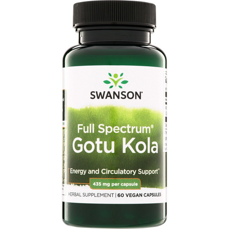 Swanson Full Spectrum Gotu Kola 435 mg 60 kapslí