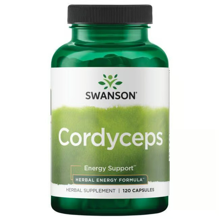Swanson Cordyceps 600 mg 120 kapslí