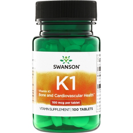 Swanson Vitamín K1 100 mcg 100 tablet