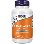 Now Foods L-Methionine 500 mg 100 kapslí