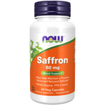 Now Foods Saffron 50 mg 60 veg kapslí