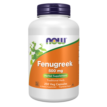 Now Foods Pískavice Řecké Seno (Fenugreek) 500 mg 250 kapslí