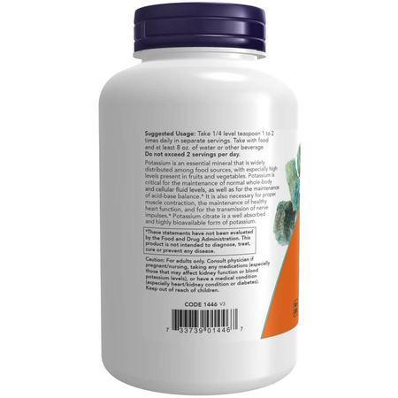 Now Foods Potassium Citrat Pudr 340 g