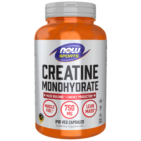 Now Foods Creatine Monohydrate 750 mg 240 kapslí