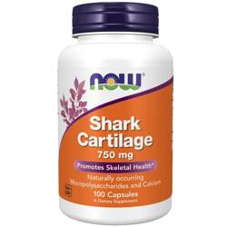 Now Foods Shark Cartilage 750 mg 100 kapslí