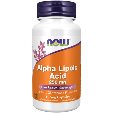 Now Foods Alpha Lipoic Acid 250 mg 60 kapslí
