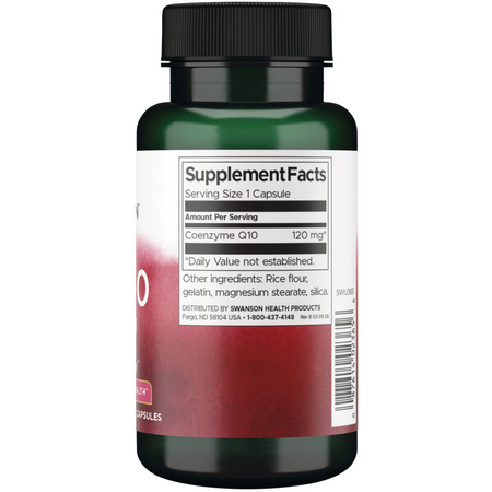 Swanson Koenzym Q10 Higher Strength 120 mg 100 kapslí