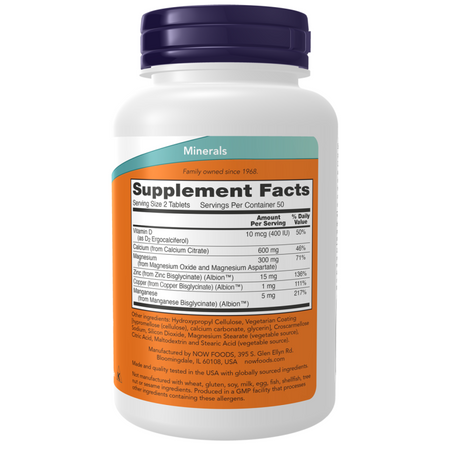 Now Foods Calcium Citrate 250 tablet