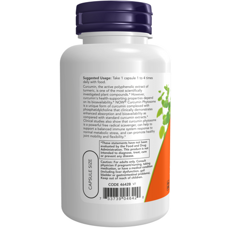 Now Foods Turmeric Curcumin Phytosome 60 kapslí