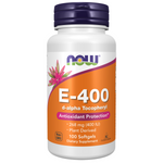 Now Foods Vitamin E-400 D-Alpha Tocopheryl 100 kapslí