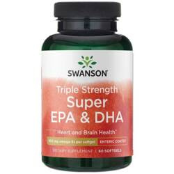 Swanson Triple Strength Super EPA-DHA 60 kapslí