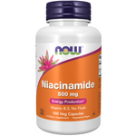 Now Foods Niacin (Niacinamide) 500 mg 100 kapslí