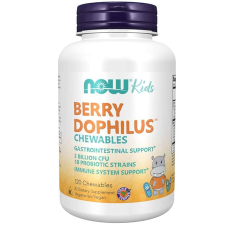 Now Foods Probiotikum BerryDophilus Kids 120 tablet